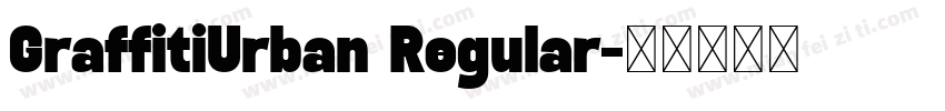 GraffitiUrban Regular字体转换